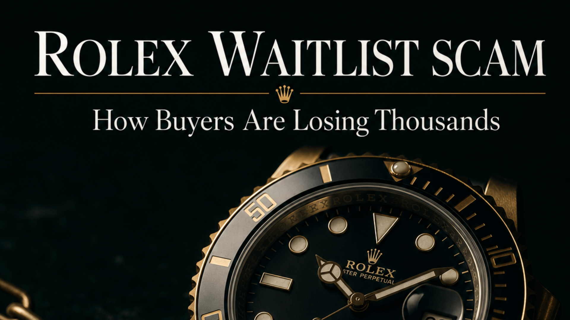 Rolex Waitlist Scam Exposed: How Buyers Are Losing Thousands - Rolex Expert
